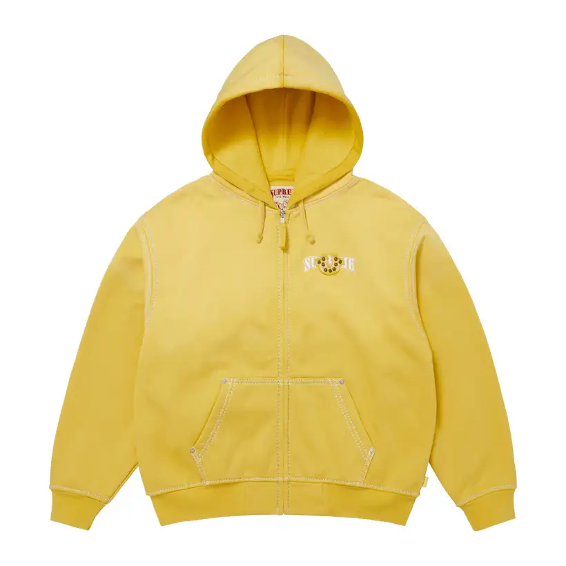Supreme/True Religion Zip Up Hooded Sweatshirt