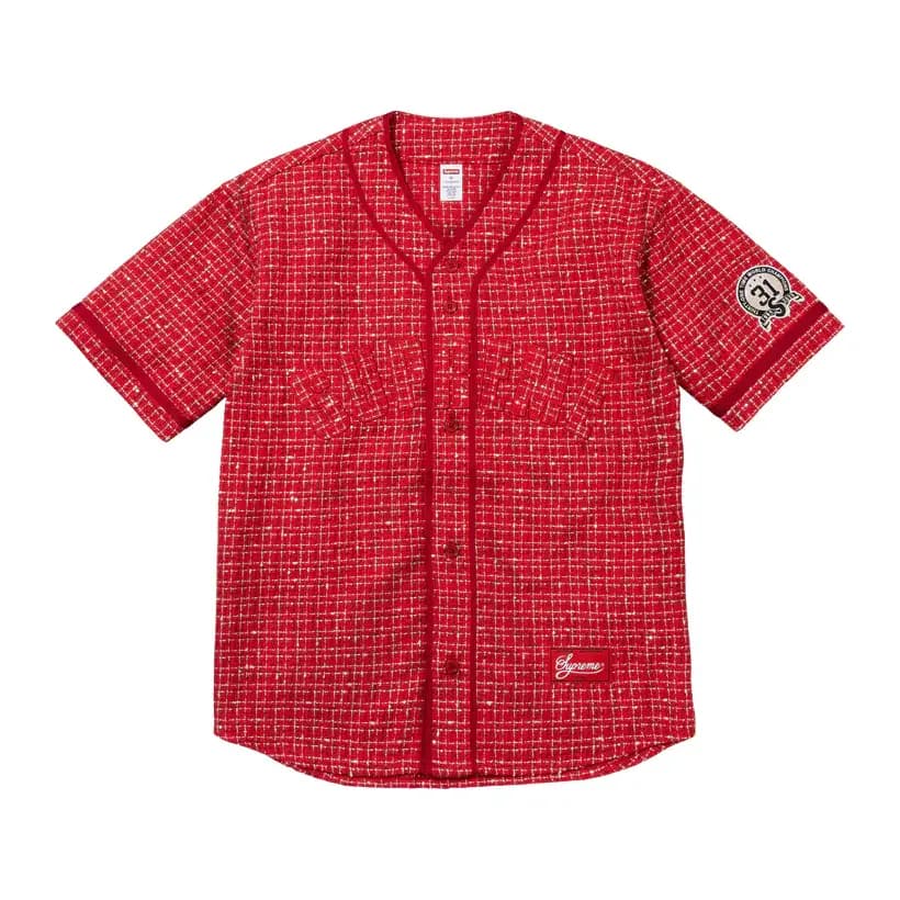 Bouclé Baseball Jersey