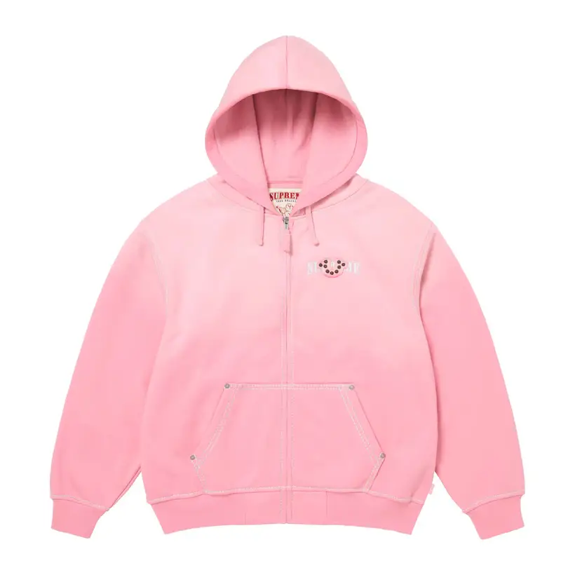 Supreme/True Religion Zip Up Hooded Sweatshirt