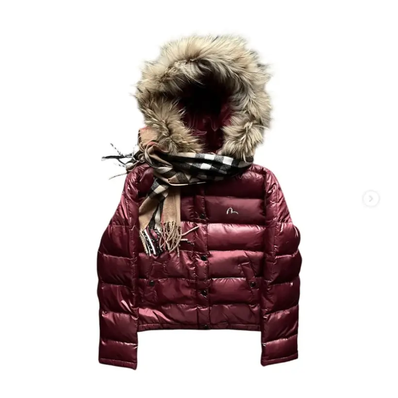 EVISU 00s MADE IN JAPAN REAL FUR PUFFER DOWN JACKET